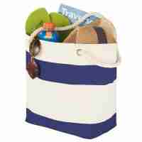 Capri Stripes Cotton Shopper Tote