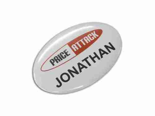 Button Badge Oval – 65 x 45mm