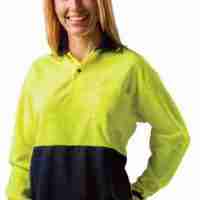 Hi Viz Long Sleeve Polo