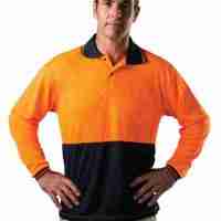 Hi Viz Long Sleeve Polo