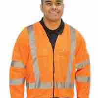 Hi Viz Long Sleeve Safety Vest