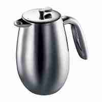 Bodum Columbia Coffee Maker Double Wall Stainless Steel 8 Cup