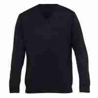 Merino Detailed Vee Pullover – Mens