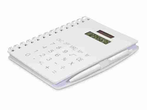 Notebook with Calculator